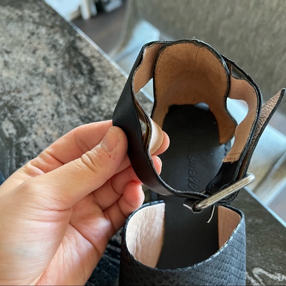 Madewell double Strap block heel Sandal - Picture 4 of 5